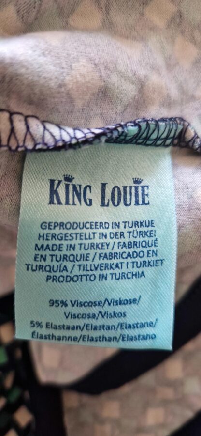 M - King Louie rok blauw groen (0825bak) - Afbeelding 6