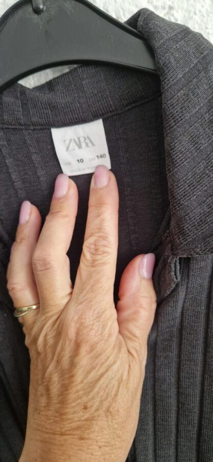140 - Zara jumpsuite antraciet (0825bak) - Afbeelding 5