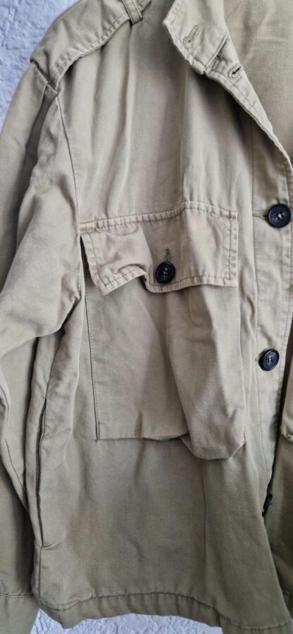 S - Zara jacket oversized met zakken khaki (0825bak) - Afbeelding 4
