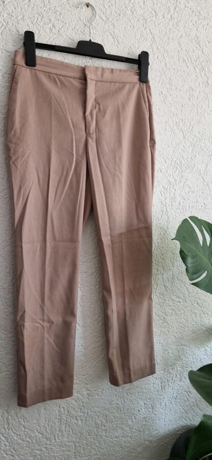 38 - Zara chino pantalon oudroze korter model (0825bak) - Afbeelding 3