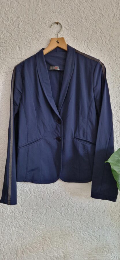 M/L - Suzy-Q blazer blauw travelstof (0825bakmix)