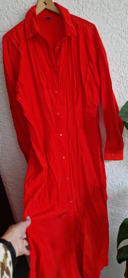 L - Ladies Fashion rode jurk (0825bakmix) - Afbeelding 5