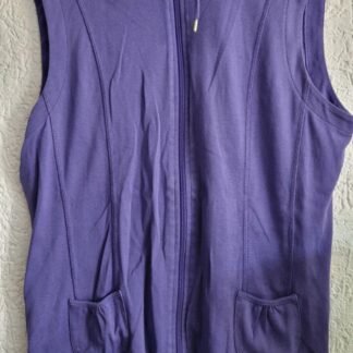 44 - Gerry Weber paars mouwloos vest (0825bak)