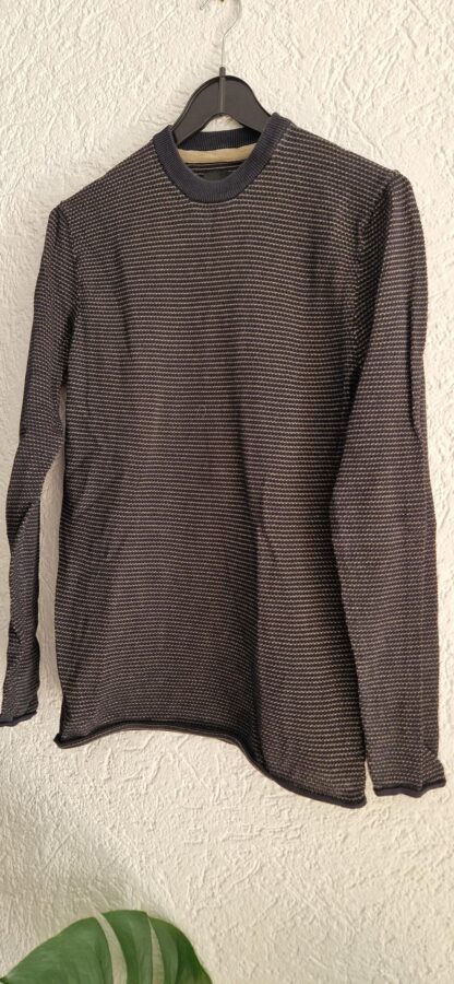 S - Only & Sons trui blauw katoen (0825am) - Afbeelding 3