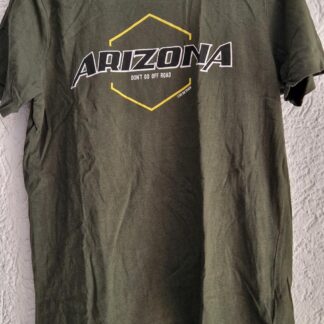 134 ipv 146 152 - JM shirt groen print (0825am)