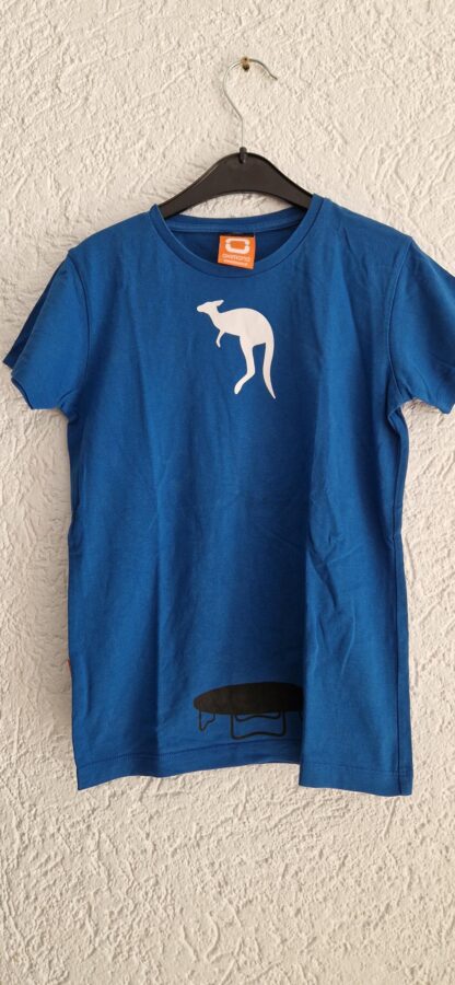 140 - Okimono shirt blauw wit print (0825am)