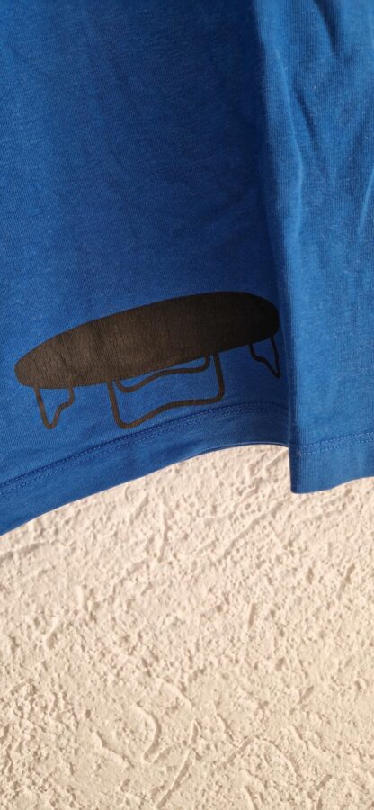140 - Okimono shirt blauw wit print (0825am) - Afbeelding 4