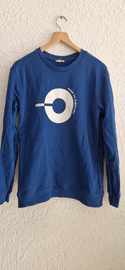 164 170 - Esprit sweater kobalt wit (0825am)
