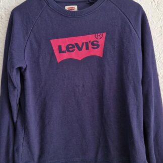 158 - Levi's sweater blauw roze (0825am)
