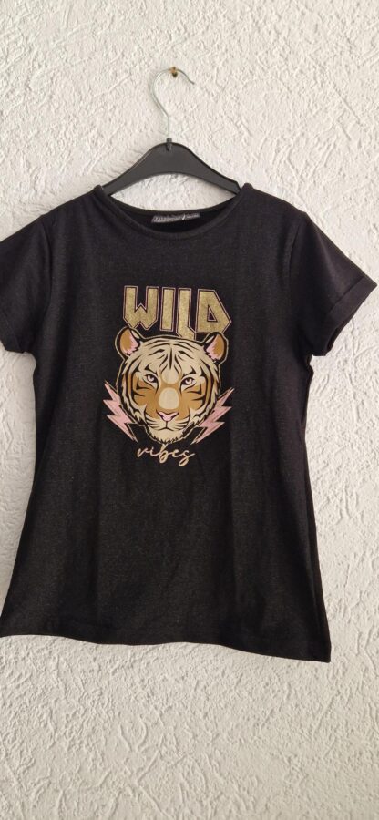 146 152 - Twoday shirt glitter tijger (0825am)