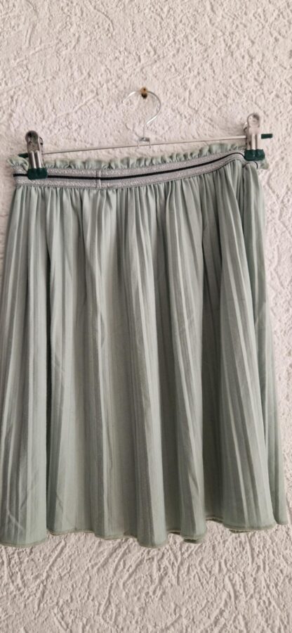 134 140 - Hema rok mint plooien (0825am)