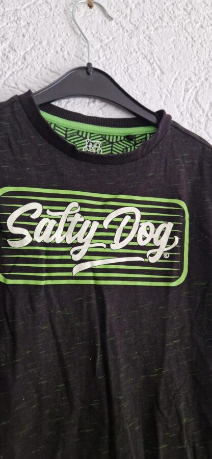 146 152 - Salty Dog shirt zwart groen (0825am) - Afbeelding 3