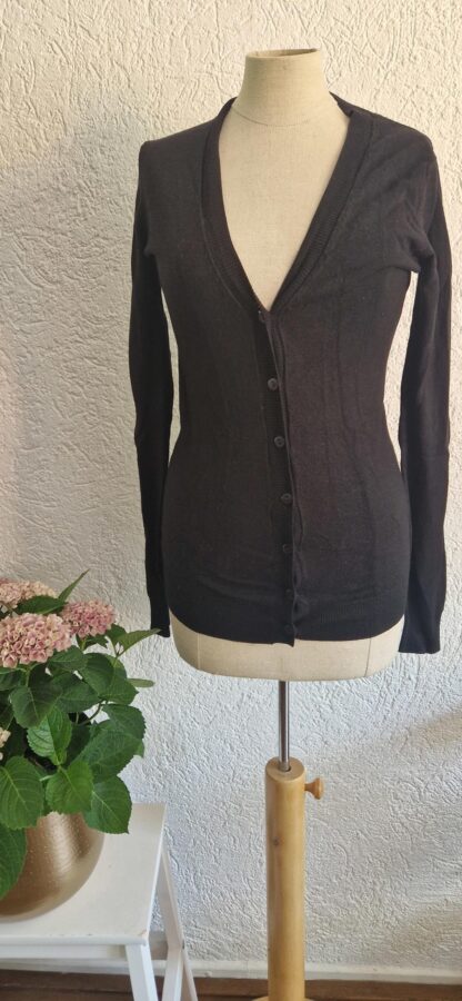 S - Zara vest knopen zwart (0825ros)