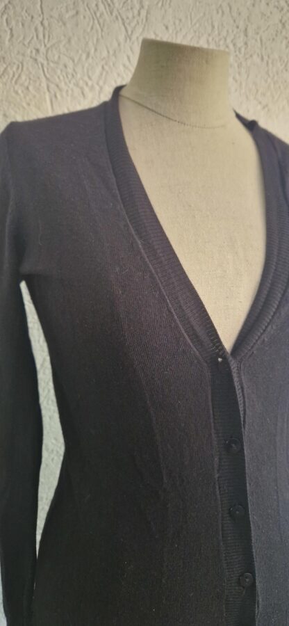 S - Zara vest knopen zwart (0825ros) - Afbeelding 4