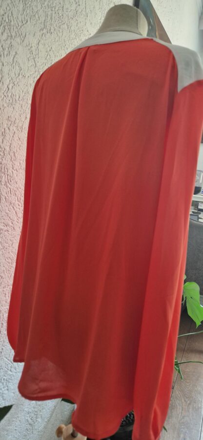 42 - Kiomi blouse koraal wit (0825ros) - Afbeelding 4