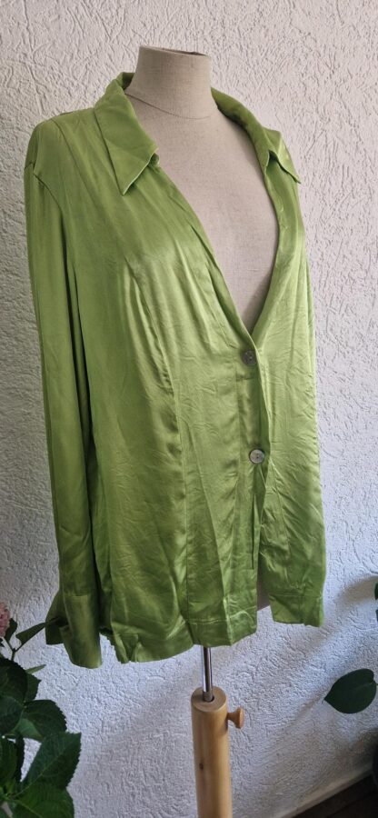 L - H&M groen blousejasje (0825ros) - Afbeelding 4