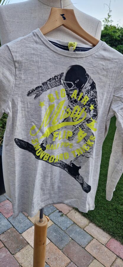 140 - Lemon Beret shirt grijs nieuw (0825bak) - Afbeelding 3