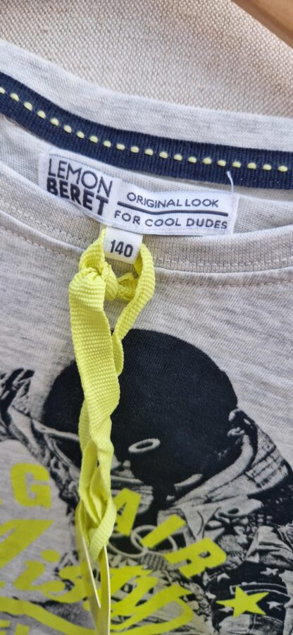 140 - Lemon Beret shirt grijs nieuw (0825bak) - Afbeelding 4