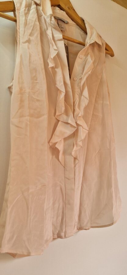 38 - H&M blousje silk zachtroze (0925may) - Afbeelding 3