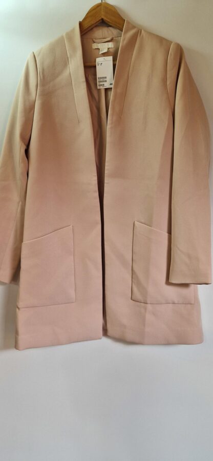38 - H&M lange blazer beige nieuw (0925may) - Afbeelding 2