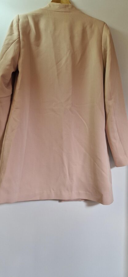 38 - H&M lange blazer beige nieuw (0925may) - Afbeelding 8