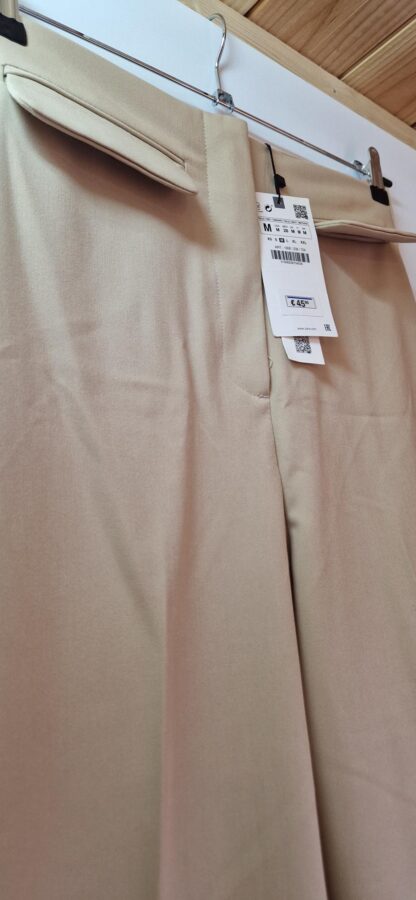 M - Zara pantalon beige nieuw (0925may) - Afbeelding 3