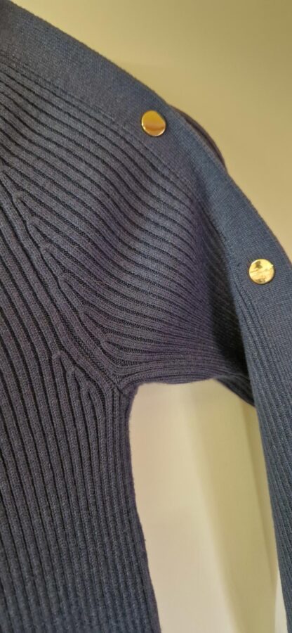 S - Zara jurk blauw stretch nieuw (0925may) - Afbeelding 3