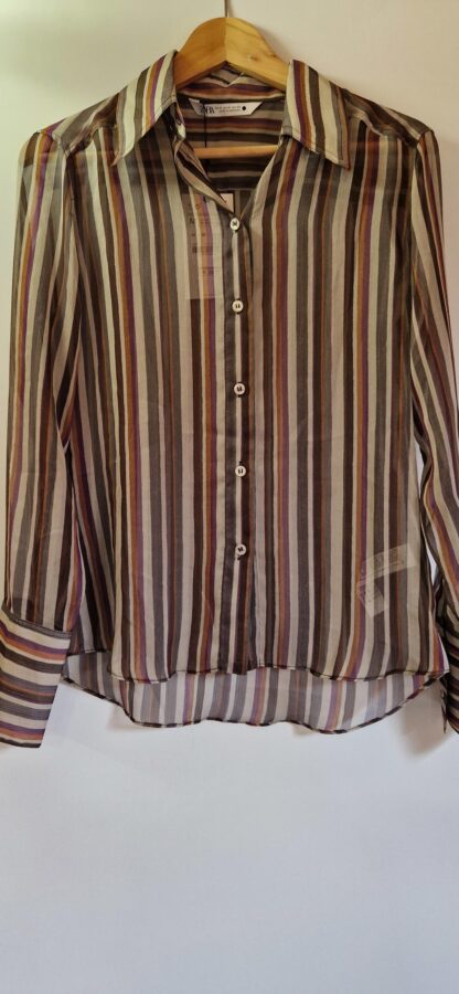 M - Zara blouse strepen nieuw (0925may)