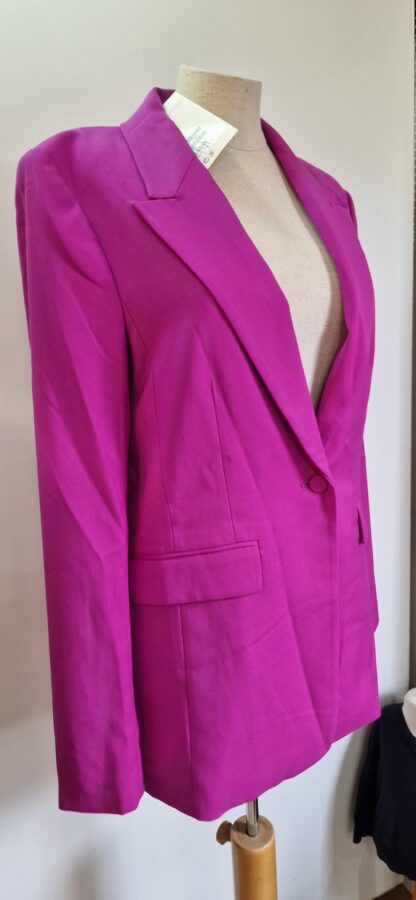 38 - H&M blazer fuchsia nieuw (0925may) - Afbeelding 2