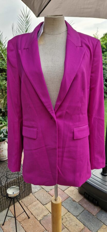 38 - H&M blazer fuchsia nieuw (0925may) - Afbeelding 3