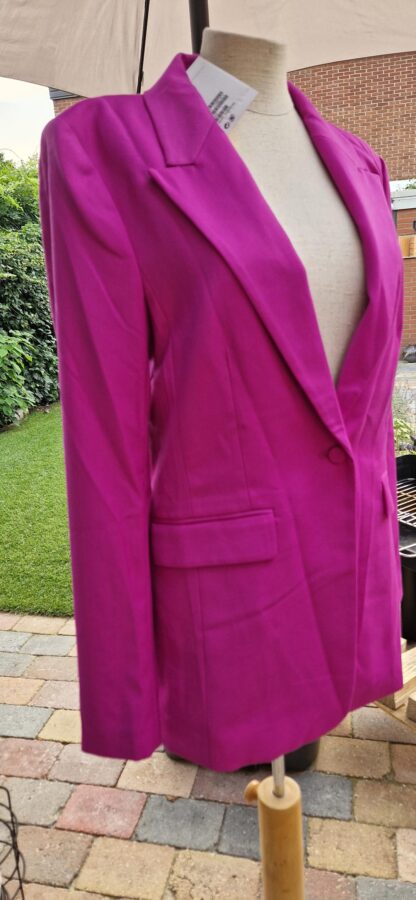 38 - H&M blazer fuchsia nieuw (0925may)