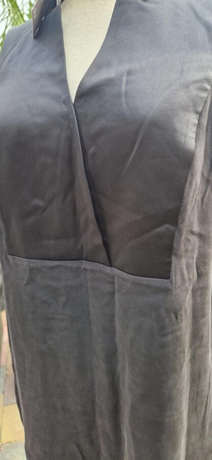 38 - H&M top zwart pure silk nieuw (0925may) - Afbeelding 3