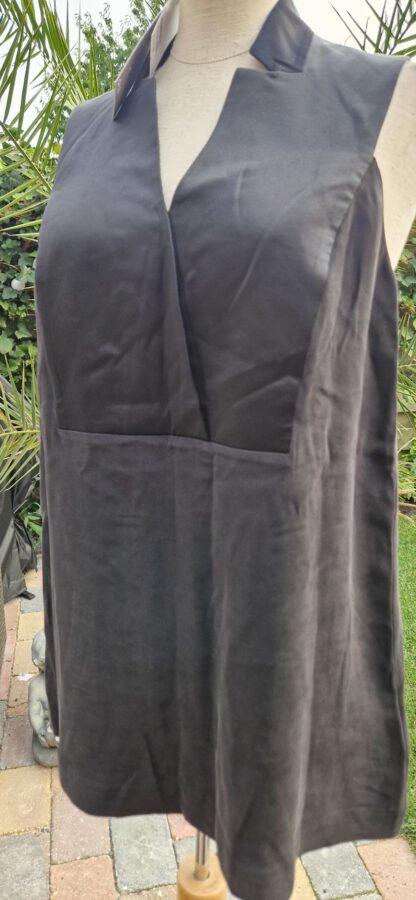 38 - H&M top zwart pure silk nieuw (0925may) - Afbeelding 4