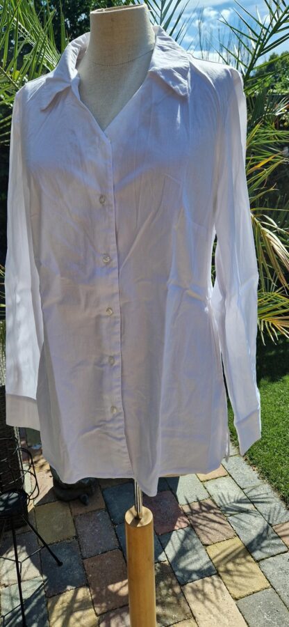 S - Crème de la crème blouse wit (0925kh) - Afbeelding 3
