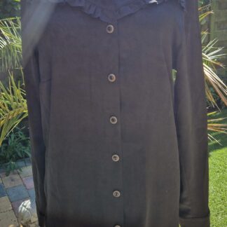 S - Crème de la crème blouse zwart (0925kh)