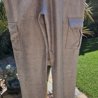 L - ZOSO zilveren broek als nieuw (0925kh)