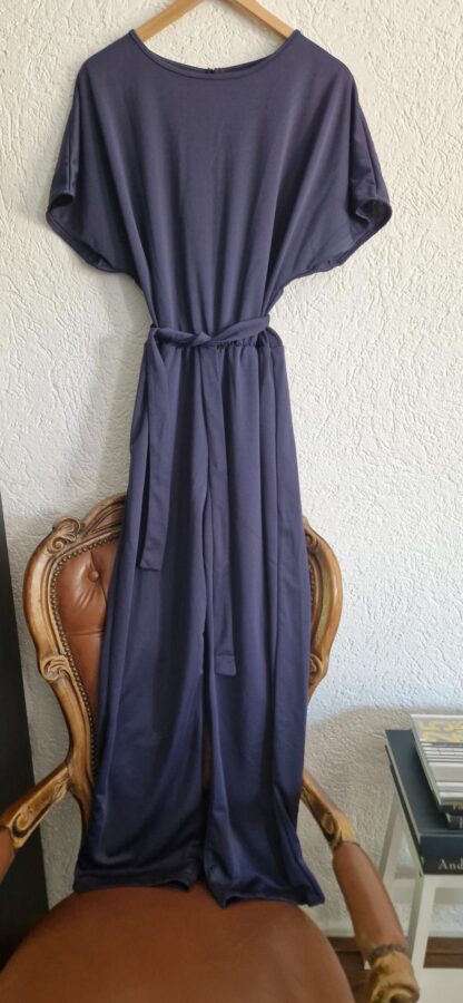 38 40 - Jumpsuit blauw als nieuw (0925kh) - Afbeelding 3
