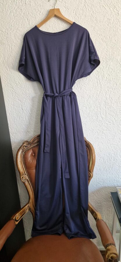 38 40 - Jumpsuit blauw als nieuw (0925kh) - Afbeelding 4