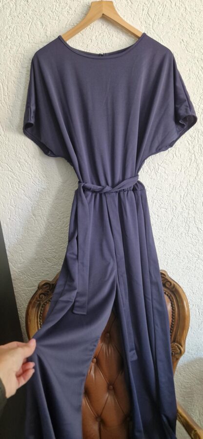 38 40 - Jumpsuit blauw als nieuw (0925kh)