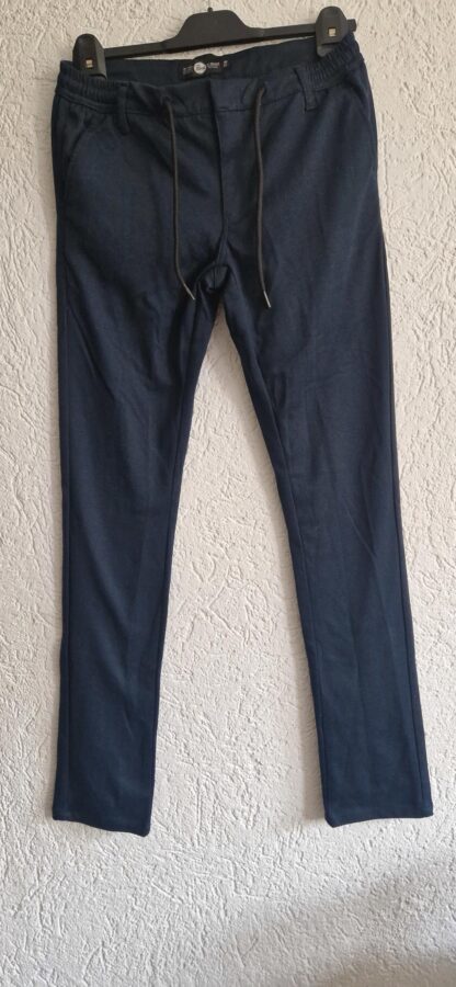 176 - Petrol soepele pantalon blauw (0925am)
