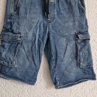 176 - Raizzed jeansbermuda tunnelkoord (0925am)