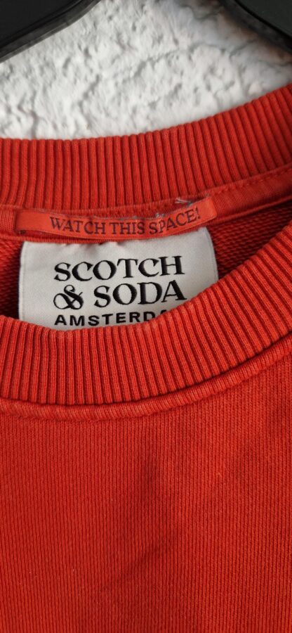 152 - Scotch & Soda sweater oranje (0925am) - Afbeelding 4