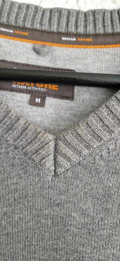 M - Human Nature trui grijs (1025han) - Afbeelding 5