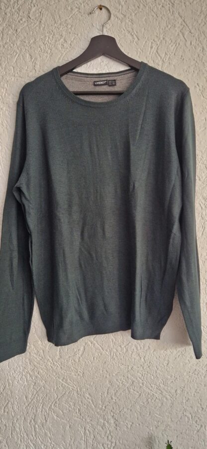 M - Livergy trui donkergroen (1025han)