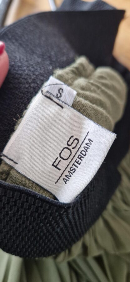 S - FOS Amsterdam rok groen plooien (1025han) - Afbeelding 5