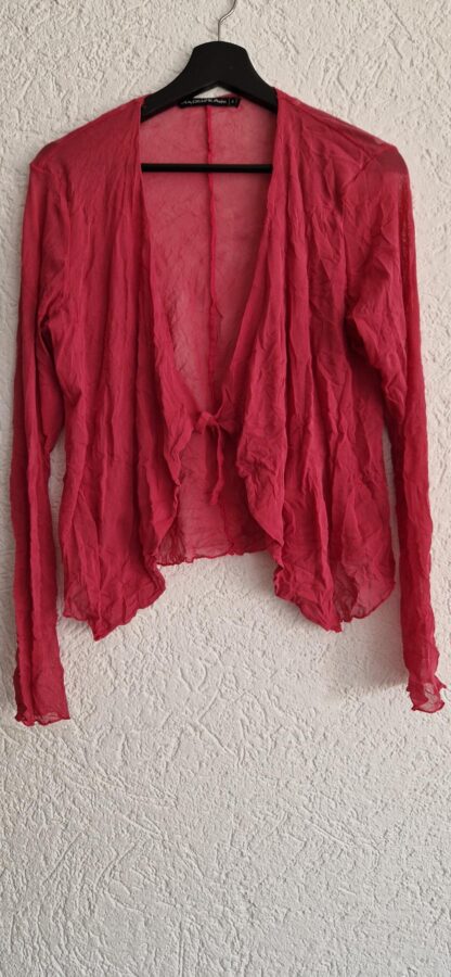 L/XL - Mado et les autres jurk met vestje fuchsiaprint (1025han) - Afbeelding 7