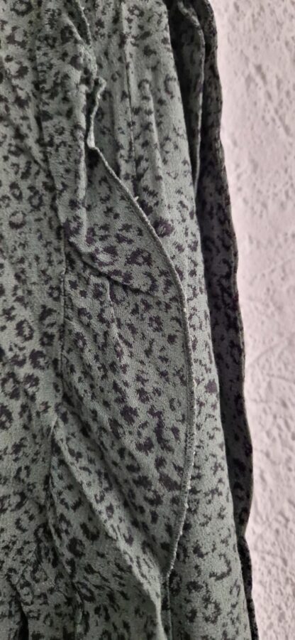 S - Cotton Club rok groene print (1025han) - Afbeelding 3