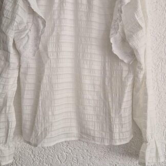 38 - Vila blouse wit broderie (1025han)