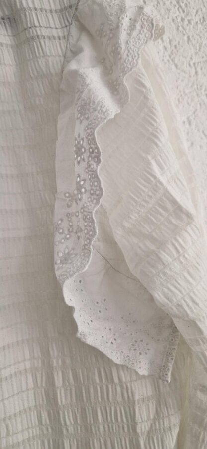 38 - Vila blouse wit broderie (1025han) - Afbeelding 4