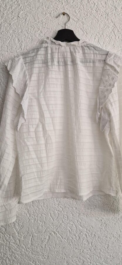 38 - Vila blouse wit broderie (1025han) - Afbeelding 5